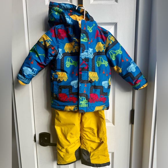 Arctix and The Children’s Place Other - Mixed Set - The Children’s Place Jacket and Arctix Snow Bib, 3T Bright Yellow